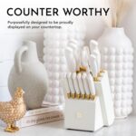 Elevate Your Kitchen with Luxurious Gold Knife Set
