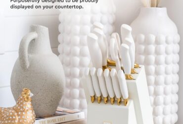 Elevate Your Kitchen with Luxurious Gold Knife Set